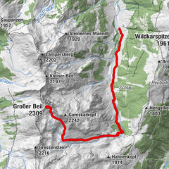 Wanderung von der Schönangeralm auf den großen Beil
