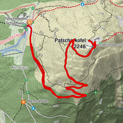 Von der Bergstation zum Patscherkofel