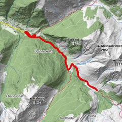 Donnersbachwald, Feriendorf-Bach-Wildgehege und weiter