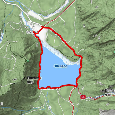 Offensee, Ebensee am Traunsee, Oberösterreich/Österreich