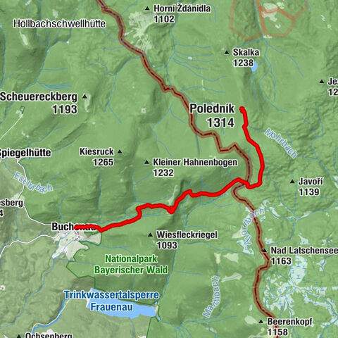 Von Buchenau zum Polednik