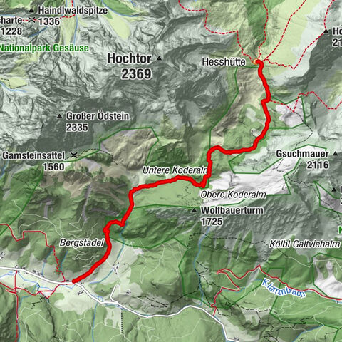 Abstieg Hesshütte - Kölblwirt (Johnsbach)