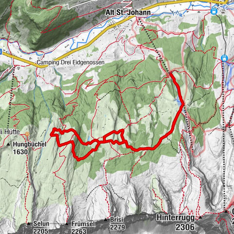 Blick zum Alpstein– Romantische Landschaft Runde von Alt St. Johann