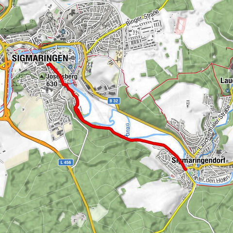 Sigmaringen, Regierungsbezirk Tübingen/Deutschland