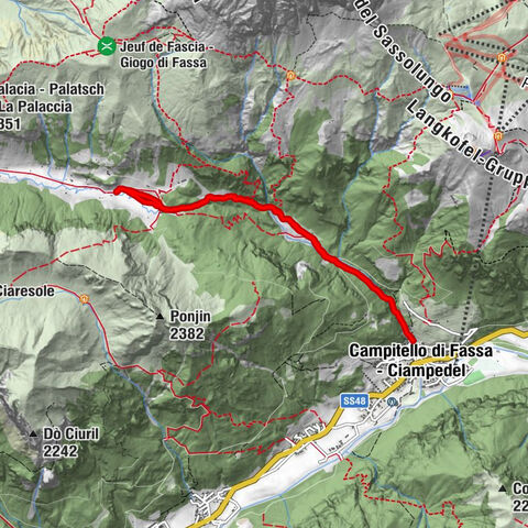 Campitello di Fassa, Trentino-Alto Adige/Italia