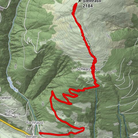 Obertilliach Bergen -  Steinrastl
