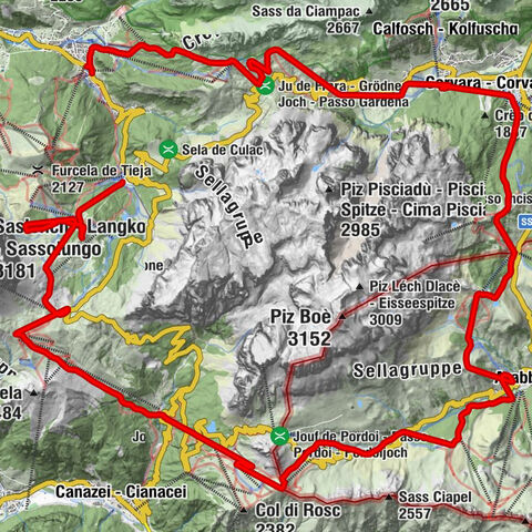 Wolkenstein in Gröden, Italien