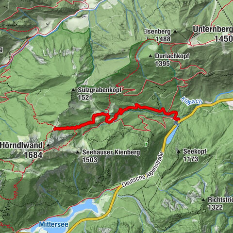 Winter: Hörndlwand, Ruhpolding, Oberbayern/Deutschland
