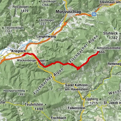 Pretul,  🚲55 min bis Steinriegel