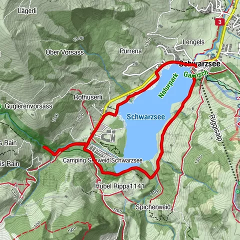 Schwarzsee, Freiburg/Schweiz