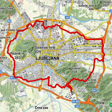Ljubljana, Pot ob žici