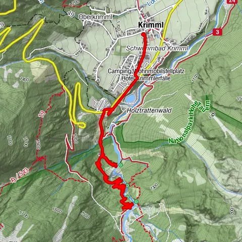 Krimml, Salzburg/Österreich