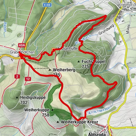 Poppenhausen (Wasserkuppe), Regierungsbezirk Kassel/Deutschland