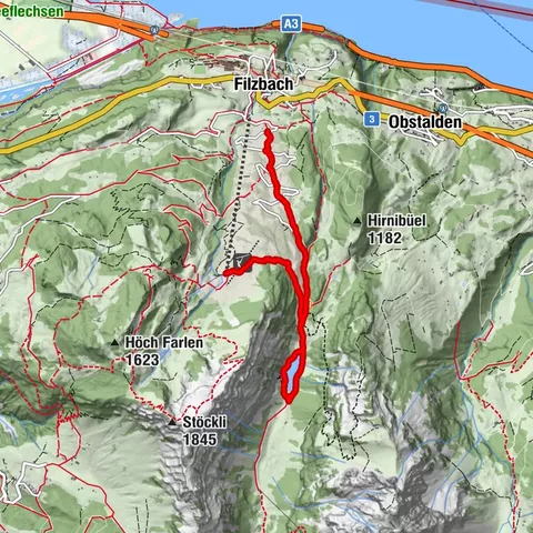 Filzbach, Glarus/Schweiz