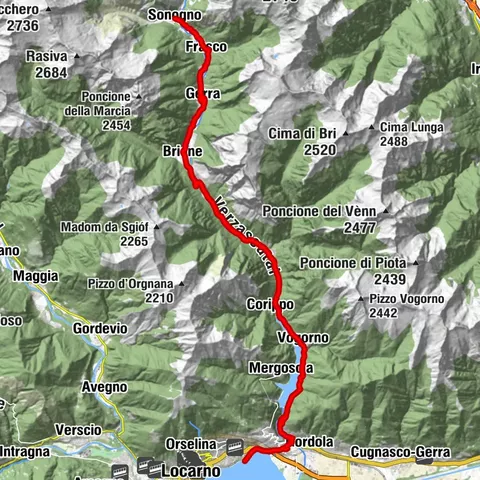 Corippo, Tessin/Schweiz