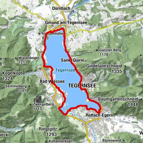 Tegernsee, Oberbayern/Deutschland