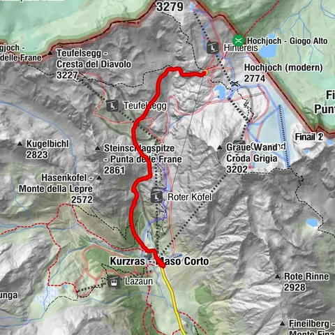Kurzras, Trentino-Südtirol/Italien