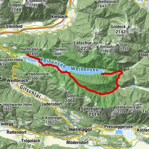 Weißensee, Kärnten/Österreich