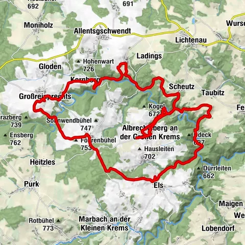 Große Kremstal Strecke