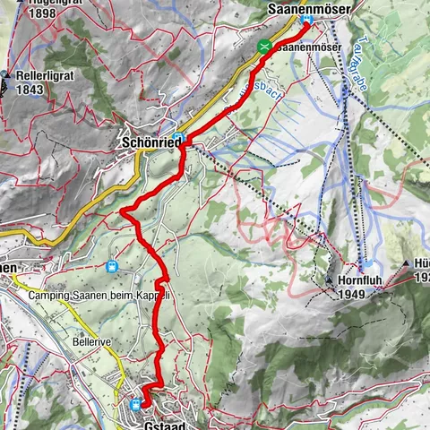 Saanenmöser, Bern/Schweiz