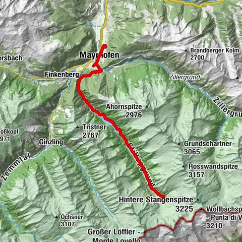 Mayrhofen, Stillupsee, Grüne Wand Hütte