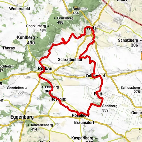 Obermarkersdorf, Weinviertel DAC Radroute