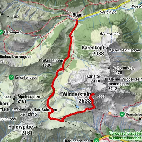 Mittelberg, Vorarlberg/Österreich