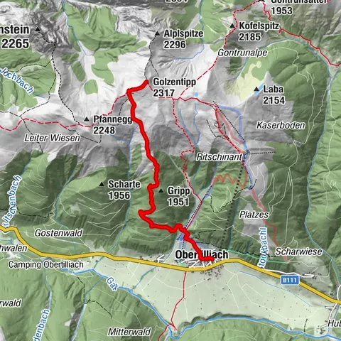 Obertilliach, Tirol/Österreich