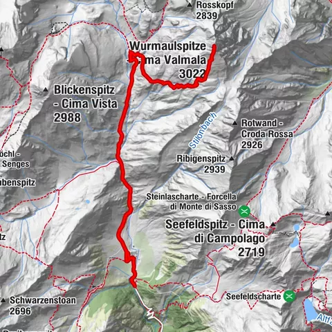 Wurmaulspitze 3.022 Meter