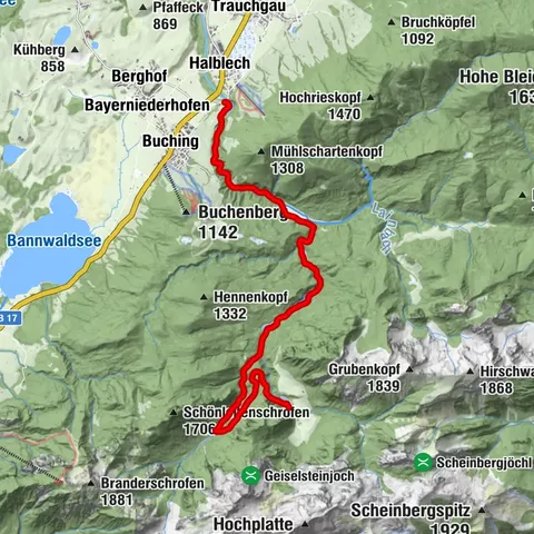 Halblech, Schwaben/Deutschland
