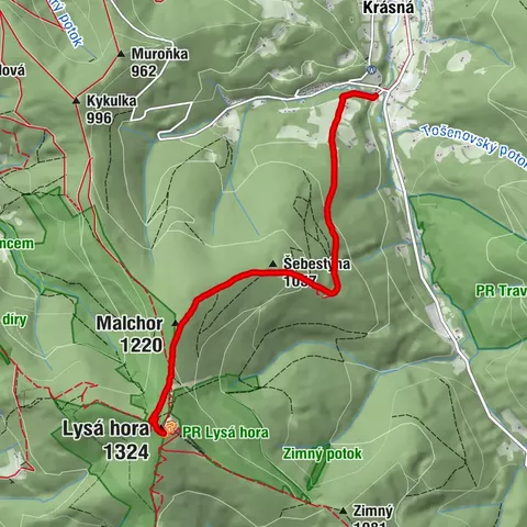 Lysá hora, okres Frýdek-Místek/Czechia