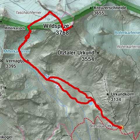 Wildspitze, Tirol/Österreich
