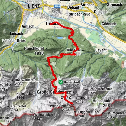 Tristach, Karlsbader Hütte Bike & Hike