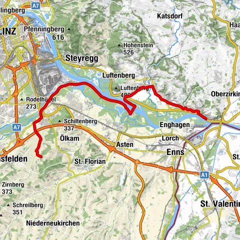 Luftenberg an der Donau, Oberösterreich/Österreich