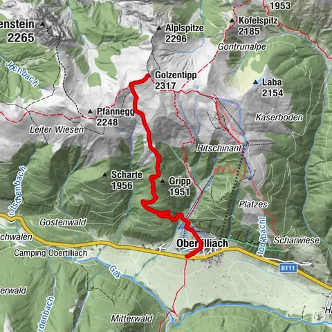 Obertilliach, Tirol/Österreich