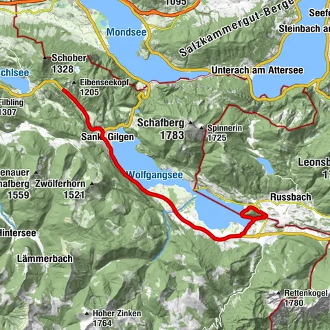 Abersee, Salzburg/Österreich