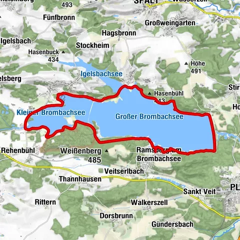 Ramsberg am Brombachsee, Mittelfranken/Deutschland