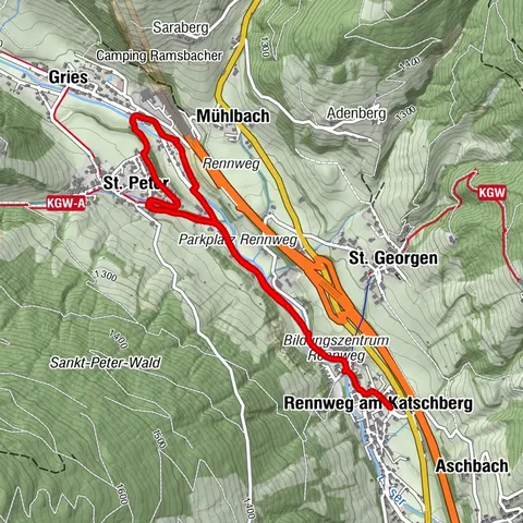 Rennweg am Katschberg, Kärnten/Österreich