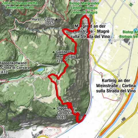 Margreid an der Weinstraße, Trentino-Südtirol/Italien