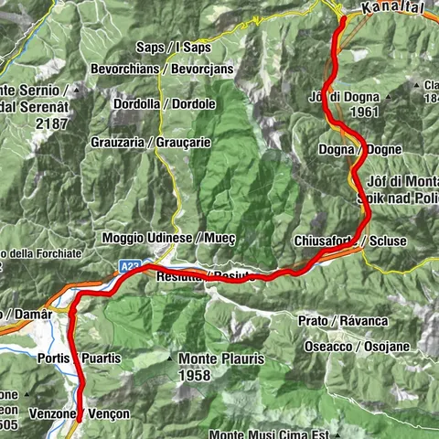 Pontebba / Pontafel / Ponteibe, Friuli-Venezia Giulia/Italia