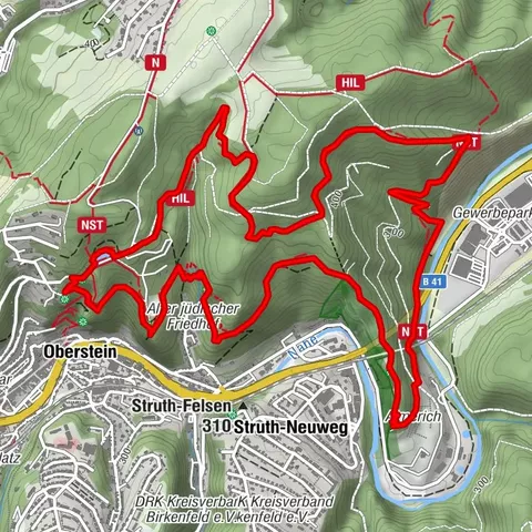 Ruta de ensueño "Sendero de Rocas de Nahe"
