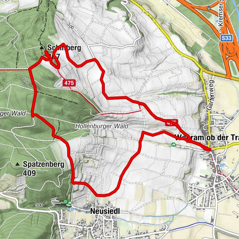 Übers "Loamstückl" zur Wetterkreuzkirche
