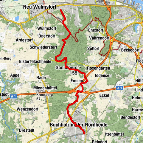 Etappe 1 Heidschnuckenweg