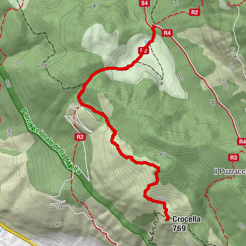 Crocella intersezione Valle dei Preti