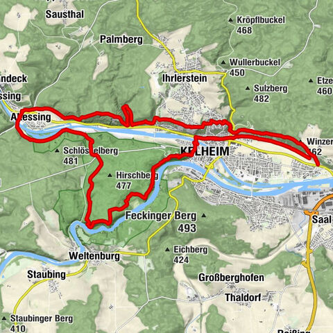 Trailrunning - Kelheim, Essing und Weltenburg