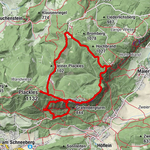 Hohe Wand: Babygrat (1+), Rundwanderung und Wagnersteig (A)
