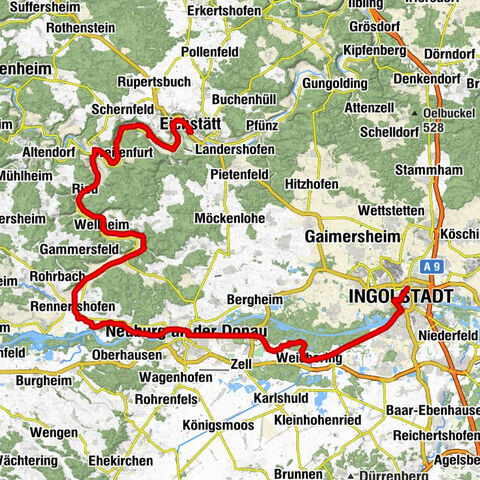 6 | Wild romantisch Der Urdonautal-Radweg bis Neuburg a. d. Donau