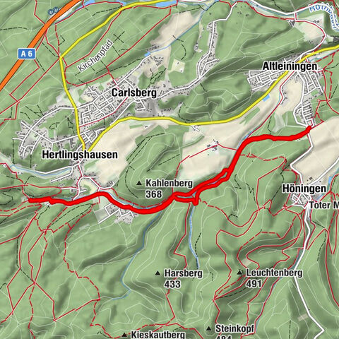 Altleiningen - Rahnenhof - Altleiningen