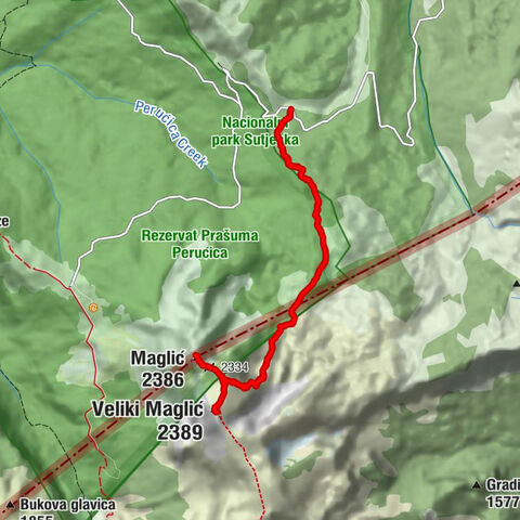 Maglic, 2386m, Top of Bosnia