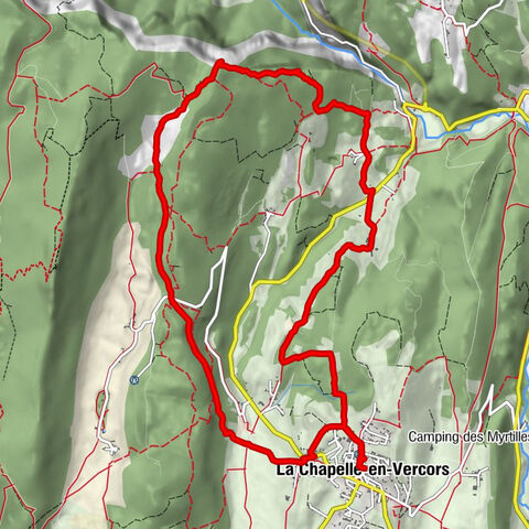 La Chapelle-en-Vercors - Belvédère de Revoulat, Frankrijk